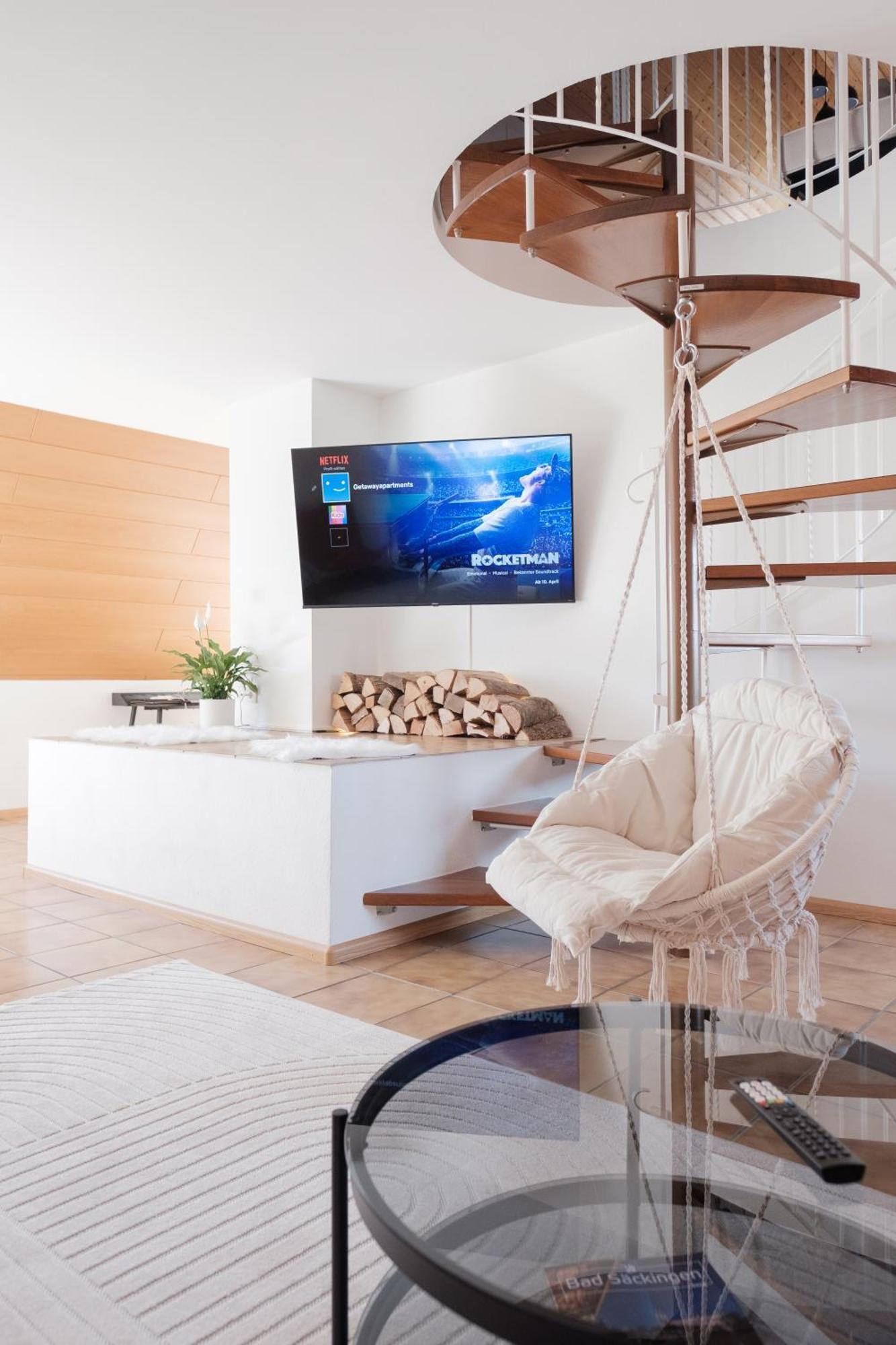 Neu Deluxe Suite Muensterblick, Maisonette, Kingsize Bett, Kueche, Netflix, Aussicht, E-Kamin Bad Sackingen Exterior photo